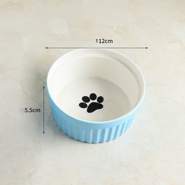 Protect cervical spine cat food bowl cat food bowl pet bowl - Gusto Illusions