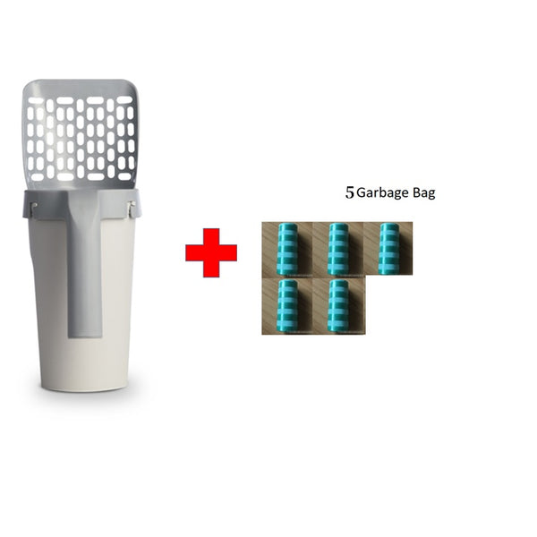 Storage Box Integrated Lazy Cat Litter Shovel Set - Gusto Illusions