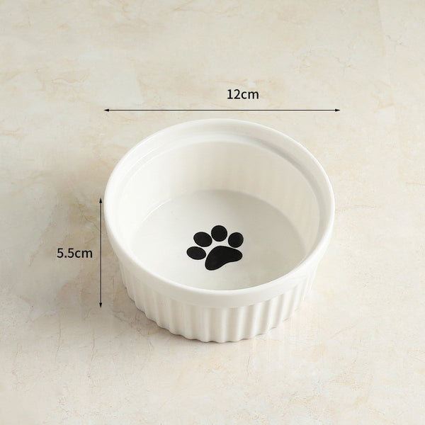 Protect cervical spine cat food bowl cat food bowl pet bowl - Gusto Illusions