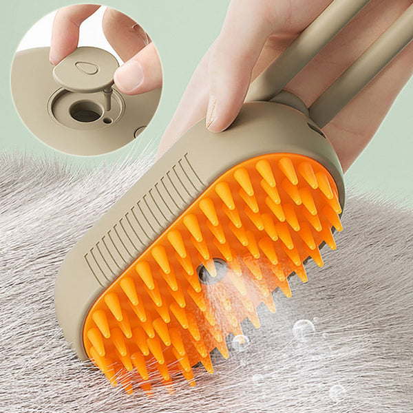 Cat Steam Brush Steamy Dog Brush 3 In 1 Electric Spray Cat Hair Brushes For Massage Pet Grooming Comb Hair Removal Combs Pet Products - Gusto Illusions