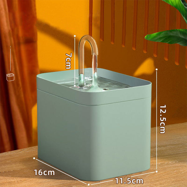 Automatic Cat Water Fountain Auto Filter USB Electric Mute Cat Drinker Bowl 1.5L Recirculate Filtring Drinker For Cats Pet Water Dispenser - Gusto Illusions