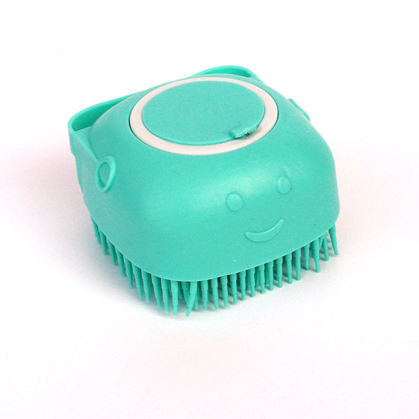 Silicone Dog Bath Massage Gloves Brush Pet Cat Bathroom Cleaning Tool Comb Brush For Dog Can Pour Shampoo Dog Grooming Supplies - Gusto Illusions