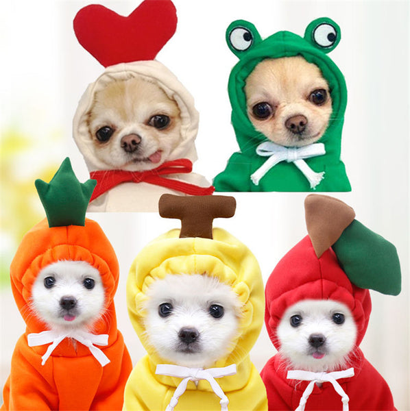 Dog Autumn And Winter Clothing Small And Medium Dog Love Two Legged Cat Cute Pet Clothing - Gusto Illusions