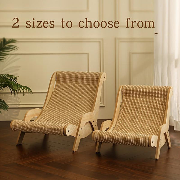 2‑in‑1 Cat Hammock &amp; Scratcher Chair