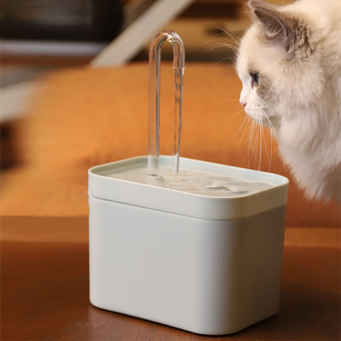 Automatic Cat Water Fountain Auto Filter USB Electric Mute Cat Drinker Bowl 1.5L Recirculate Filtring Drinker For Cats Pet Water Dispenser - Gusto Illusions