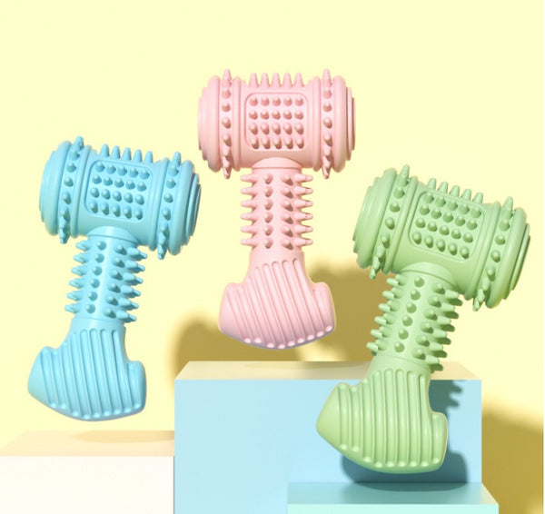 Dog Chew Toy Dogs Teeth Cleaning Toys Indestructible TPR Chewing Bite Resistant Teething Toys Pet Products - Gusto Illusions