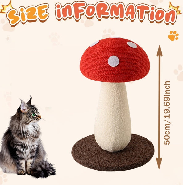 L‑Shaped Cat Scratcher Lounge with Bonus Toy