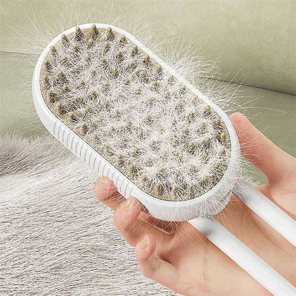 Cat Steam Brush Steamy Dog Brush 3 In 1 Electric Spray Cat Hair Brushes For Massage Pet Grooming Comb Hair Removal Combs Pet Products - Gusto Illusions